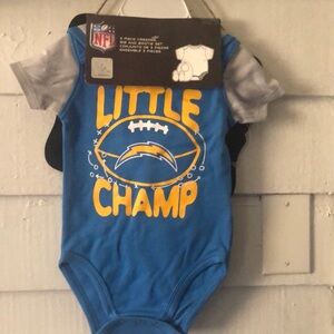 NFL Kids Blue and Gray One Piece